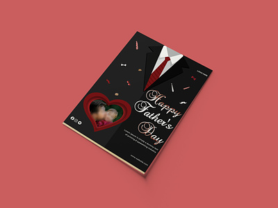 Happy Father's Day For Poster Design Template ads advert advertisement banner celebration design father fathers day marketing media party post poster psd social media template web