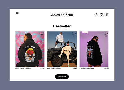 Clothing Brand Website clothing brand website design graphic design ui ux