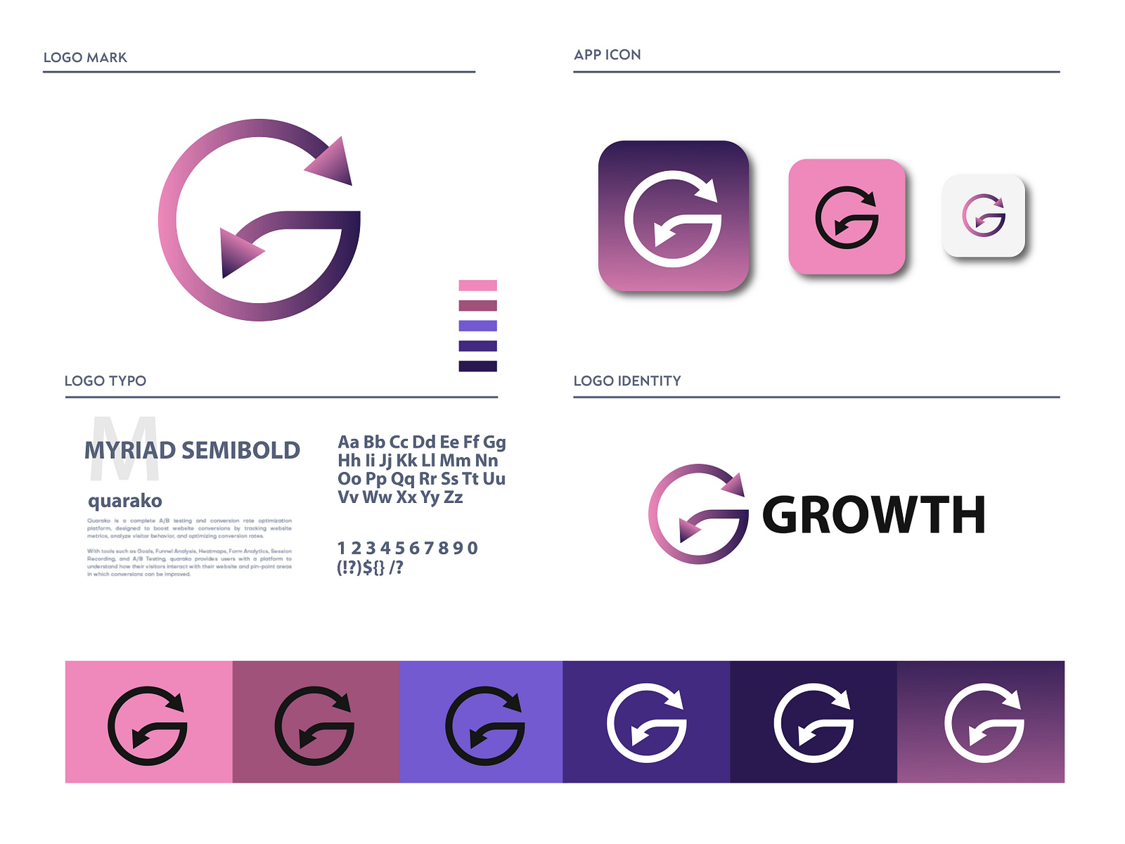 LETTER G, GROWTH CONCEPT - LOGO DEESIGN by Designerlikhon on Dribbble