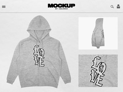 Hoodie Zipper V.2 - Mockup (Front) apparel mockup branding clothing mockup design embroidery fashion graphic design hooded jumper hoodie hoodie brand mockup product design pullover realistic mockup zipper