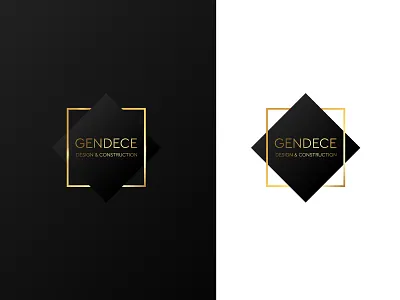 Dendece Design and construction logo design branding brandmark dendece design design and construction elegant logo graphicdesign logoinspiration logomark luxury logo
