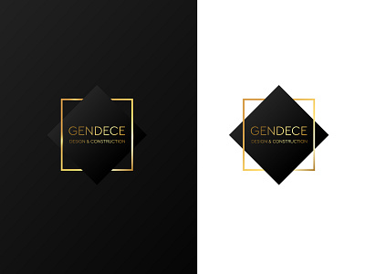 Dendece Design and construction logo design branding brandmark dendece design design and construction elegant logo graphicdesign logoinspiration logomark luxury logo