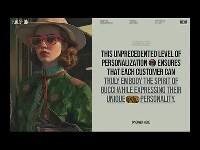 AI FASHION COLLECTION. animation branding design fashion graphic design logo ui uiux website