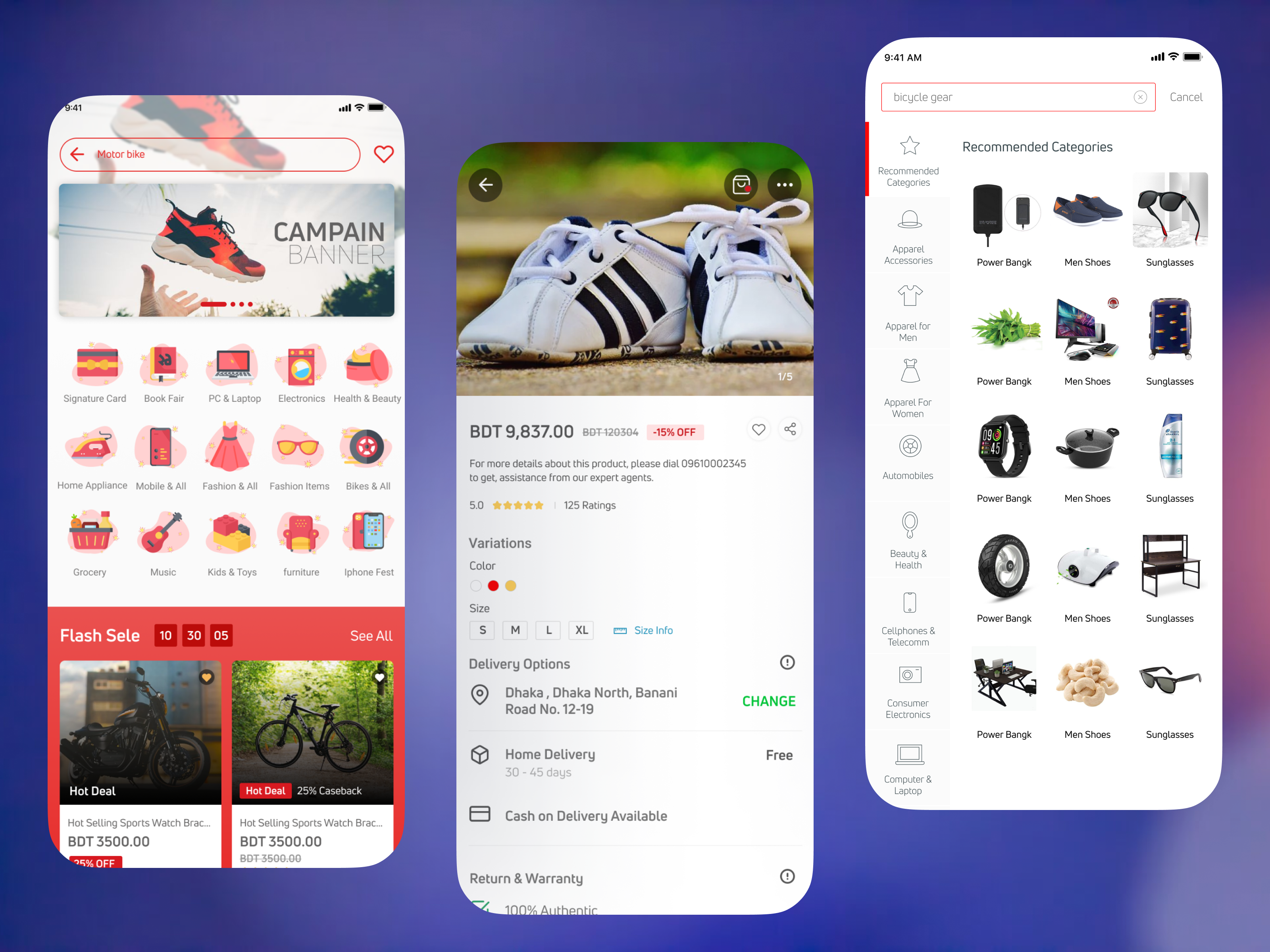 Example of Mobile App UX/UI Design