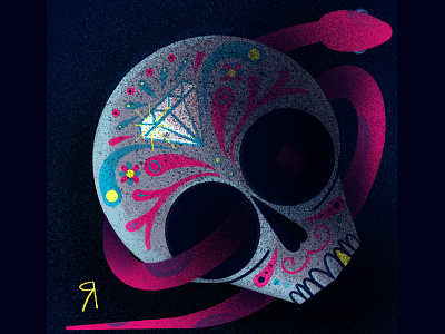 Braves Sugar Skull by Harley Creative on Dribbble