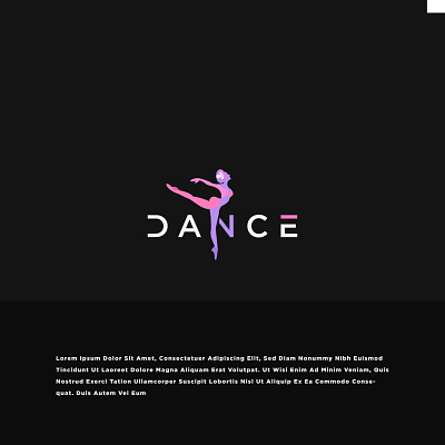 Dance logo design creativelogo dancelogo design logobrand logomark logoprocess logoroom modernlogo professionallogo
