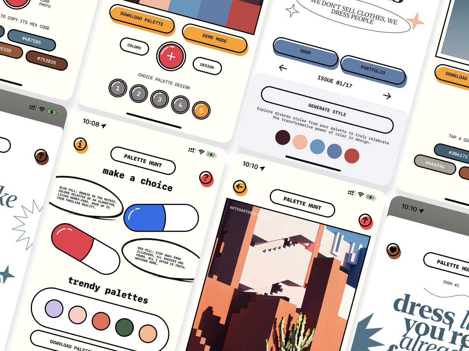 Palette Hunt by Dmitry Mashkin on Dribbble