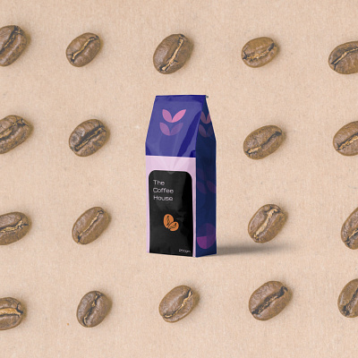 A coffee bean bag branding coffee bag package design figma illustration package design package designing product designing