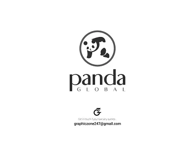 Panda Global Logo Design Project brandidentity branding dailylogochallenge design global graphic design graphiczone365 icon inspiration logo logo design inspiration logodesign logoinspirations logotype minimal panda panda global panda logo typography vector