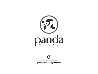 Panda Global Logo Design Project brandidentity branding dailylogochallenge design global graphic design graphiczone365 icon inspiration logo logo design inspiration logodesign logoinspirations logotype minimal panda panda global panda logo typography vector