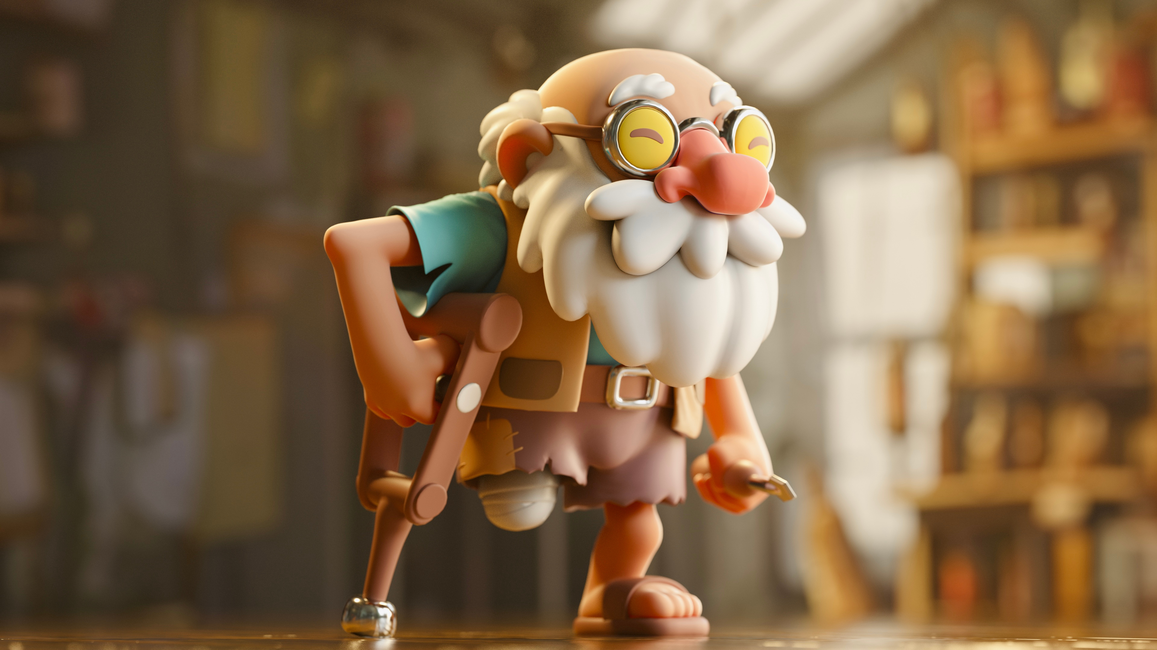 Grandpha Character 3D design 3d 3d character 3d design 3d work c4d c4d design character design design illustration illustration design model nft nft design