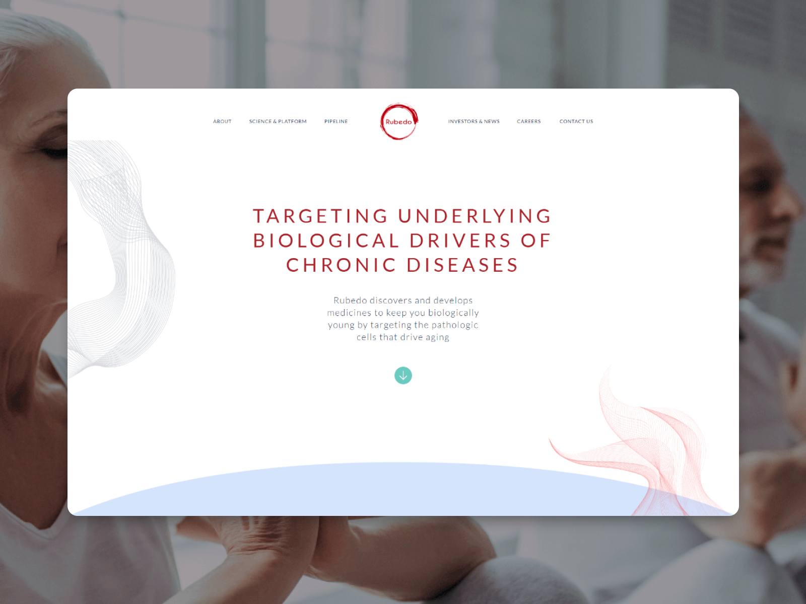 Rubedo health homepage homepagedesign hospital medicine uidesign webdesign website websitedesign