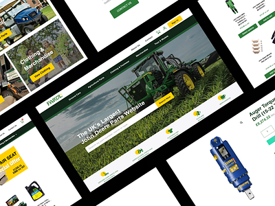 Farol construction ecommerce ecommerce design garden greendesign home interior johndeere online reatil shopping webdesign websitedesign yellow