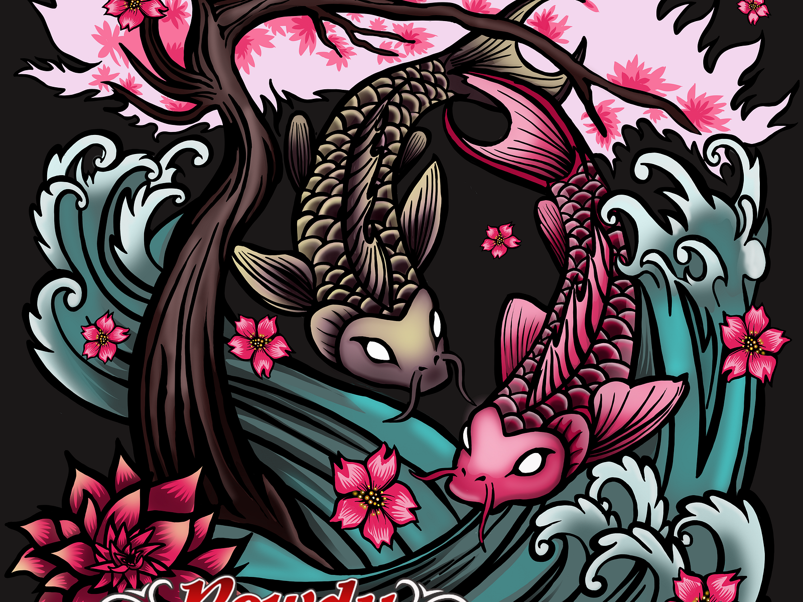 Koi Fish 2 By Rowdypop On Dribbble