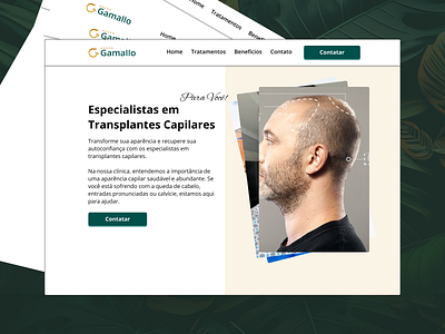 Gamallo Website - UX/UI figma hair hairui hairux hairwebsite landing page hair ui uidesign uxui website hair