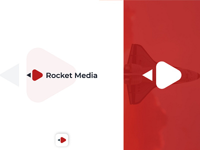 Rocket Media - Logo Design branding design flat graphic design graphicdesign illustration logo minimal ui vector