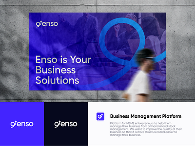 Enso – Logo app design branding business design enterprise graphic design homepage illustration logo management ui ux vector website