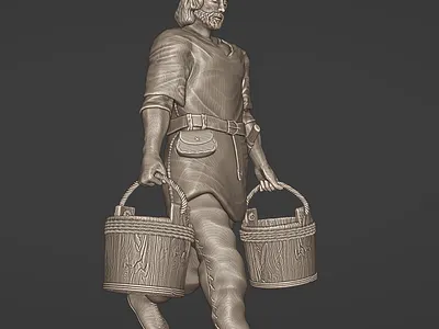 Saxon Medieval Peasant #2 warhammer