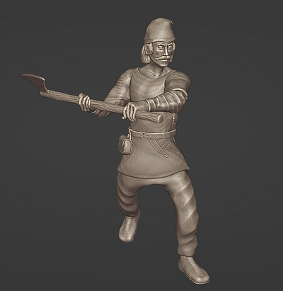 Saxon Medieval Peasant #3 warhammer