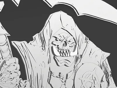 Ork Reaper 3D symbol ork warhammer