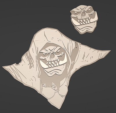 Ork Reaper 3D printable logos/symbols warhammer