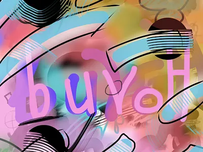 buvoH signature design buvoh colorful design graphic design signature trending