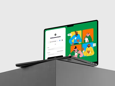 Funky - Illustration Style app customize design editor fun funky style illustration illustration art illustration style login design login page ui vector illustration