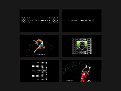 ClearAthlete athleticism bold branding bright college sports endurance fitness flat football funding gym gymnastics illustration layout logo logomark speed sports sports fund vector