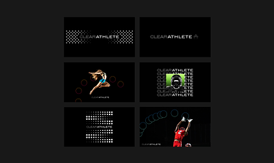 ClearAthlete athleticism bold branding bright college sports endurance fitness flat football funding gym gymnastics illustration layout logo logomark speed sports sports fund vector