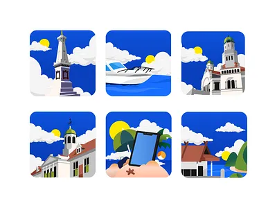 Trip Planner App Illustration clean destination dribbble figma illustration ixd mobile app mobile travel ui app simple tourism travel app traveling trip trip app uiux wonderfull indonesia