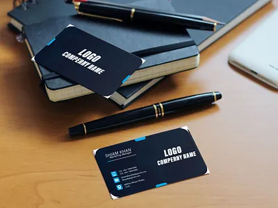 Black Business card Design black business card business card design graphic design illustration logo premium business card