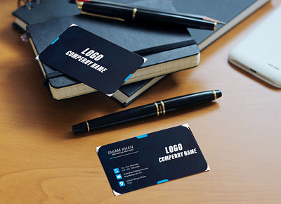Black Business card Design black business card business card design graphic design illustration logo premium business card