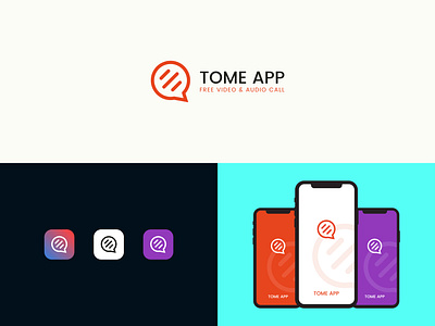 Video and audio call mobile app logo design app apps logo audio app branding call design gradient logo illustration live logo logo design mobile app ui vector video