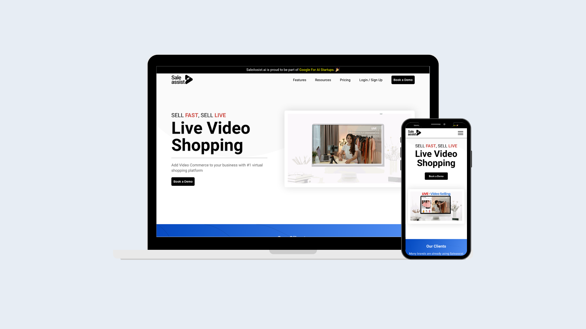 SaleAssist design ui ux
