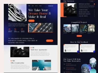 Real Estate Website Landing Page Design apartment home house house design landing page properties real estate real estate ui real estate web realestate website realtor rent ui uiux ux website website design