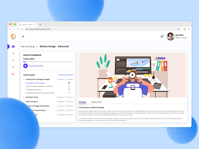 Learning Platform UI Design Concept app design ui