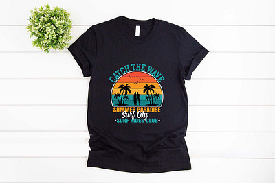 Summer T-shirt Design beach t shirt beach t shirt design summer t shirt summer t shirt design surf t shirt surfing t shirt design