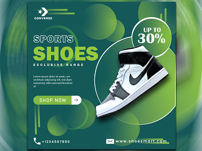 #post banner branding design graphic design illustration illustrator post social media sports shoes