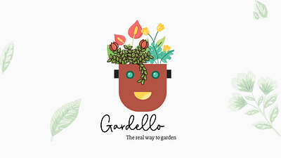 Gardello:The real way to garden app case study design figma graphic design illustration logo photoshop typography ui ux vector