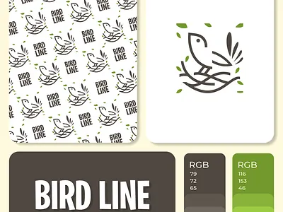 Bird Line branding design graphic design icon illustration logo logo design logotype vector