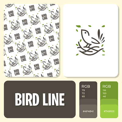 Bird Line branding design graphic design icon illustration logo logo design logotype vector