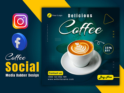 I will do a unique social media poster design for you. banner design branding coffee poster creative poster design design design template facebook facebook poster graphic design instagram instagram poster logo poster poster design social media social media poster design template template design unique poster design