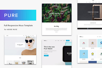 Pure - Full Responsive Muse Template modern
