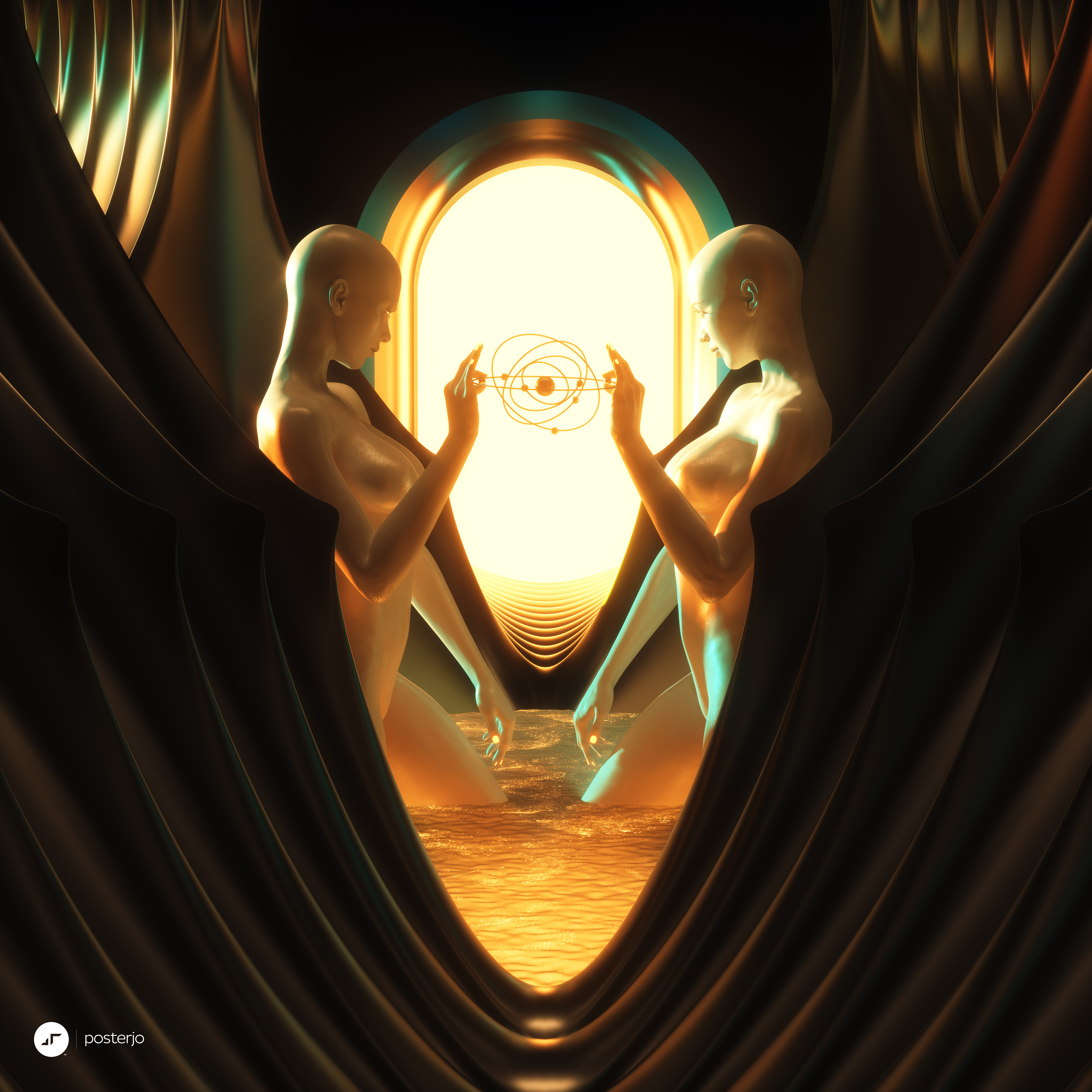 newgen posterjo #137 3d cinema4d joansterjo octane posterjo render
