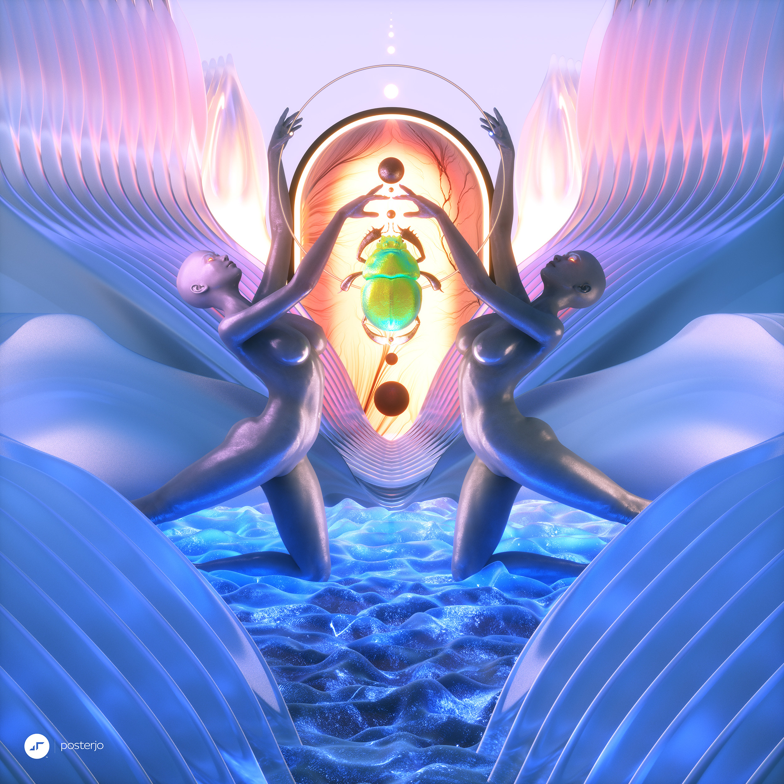 newgen posterjo #138 3d cinema4d joansterjo octane posterjo redner