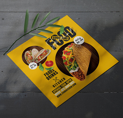Restaurant Food Flyer ads business flyer food graphic design marketing photoshop print restaurant template
