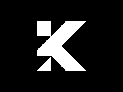 Simple K Letter Initial Logo abstract business cargo delivery logo design k icon k initial k letter k logo k mark logistic logo monogram shape vector