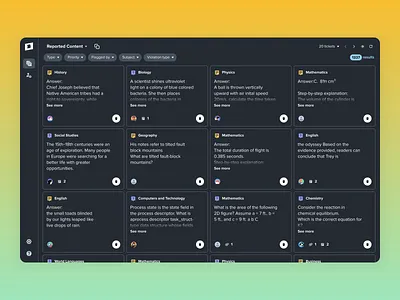 Brainly Tools - Dark Theme brainly dark desktop interaction light microinteraction mode moderation product switch theme tools ui ux web