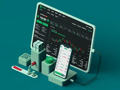 3D Dashboard 3d 3danimation 3dart animation b3d blender blender3d branding c4d cinema4d colorful design geometric illustration loop motion render set simple uiux