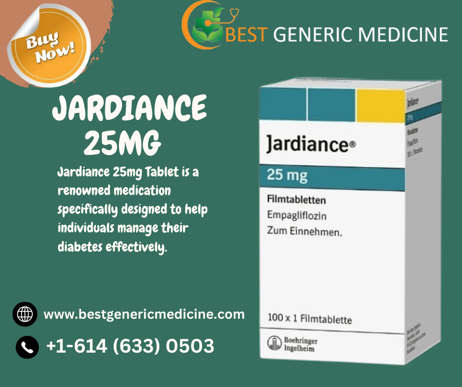 Jardiance 25mg Tablet - Take Charge of Your Diabetes – Buy Now by